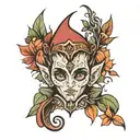 elf tattoo design idea