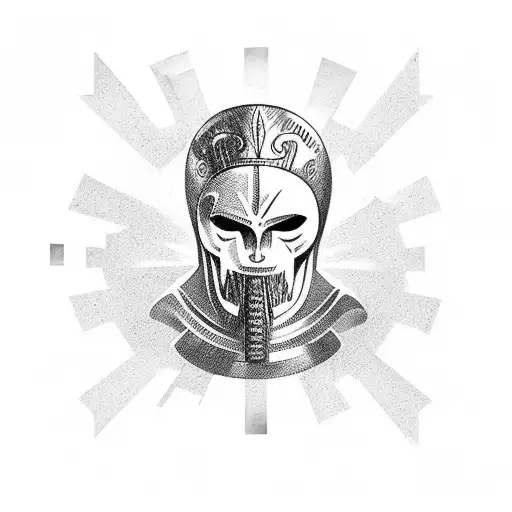 Sparta attack tattoo design idea