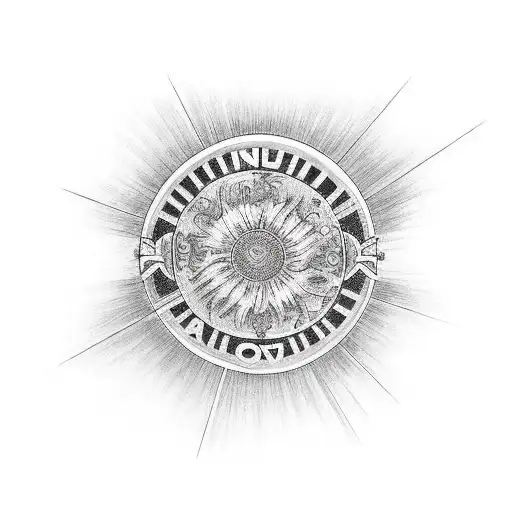  my love will always revolve around you. tattoo design idea