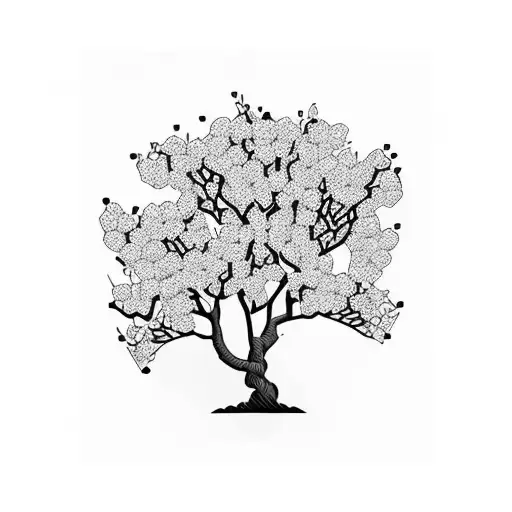 Cherry Blossom Tree tattoo design idea