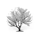 Cherry Blossom Tree tattoo design idea