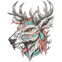 wendigo tattoo design idea