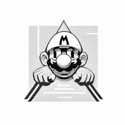 Super Mario World tattoo design idea