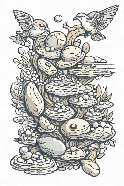 Pebbles and bam bam tattoo design idea