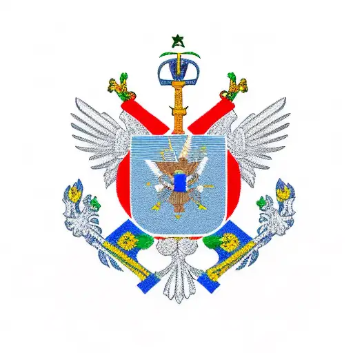 army veteran with romanian flag tattoo design idea