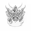 war with romanian flag tattoo design idea