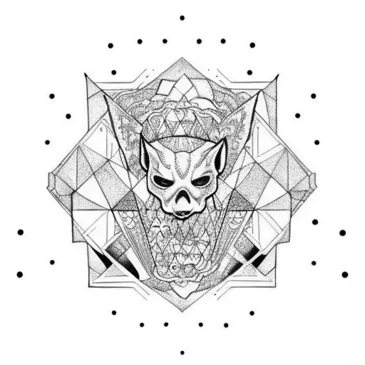 eggo waffle modern in black tattoo design idea