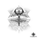 saint raphael  tattoo design idea