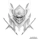 gladiator  tattoo design idea