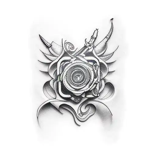 Addiction and Depression tattoo design idea