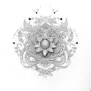 edelweiss tattoo design idea