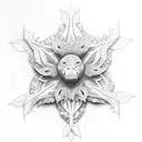 edelweiss tattoo design idea