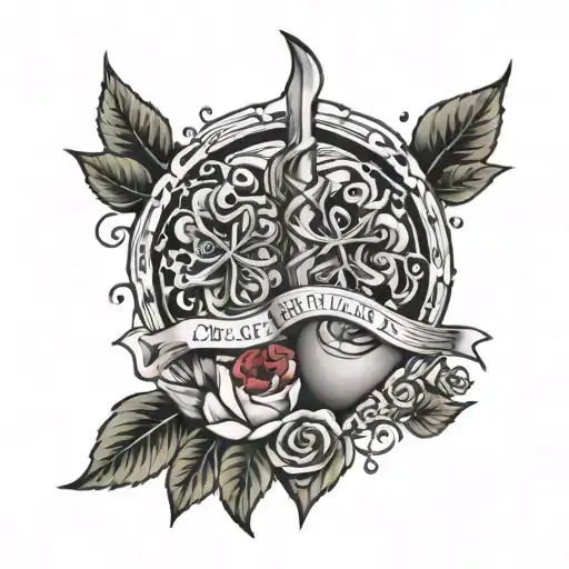 anniversary date on couple's inner forearms  tattoo design idea