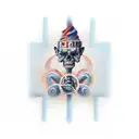 masculinity, hardwork, god tattoo design idea