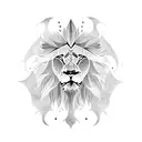 Lion god tattoo design idea