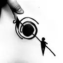 balance tattoo design idea