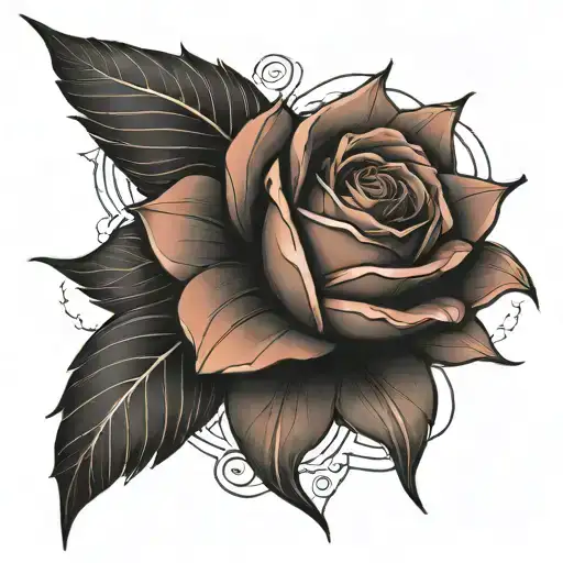 Give me a picture of a tattooed arm with blackout up to the shoulder, where the designs on the edges are geometric shapes tattoo design idea