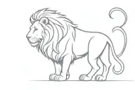 lion courage serenity wisdom tattoo design idea