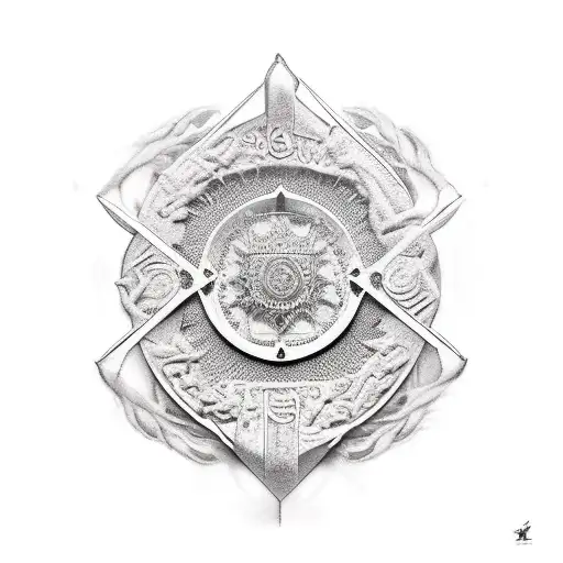 mythology, history, islam tattoo design idea