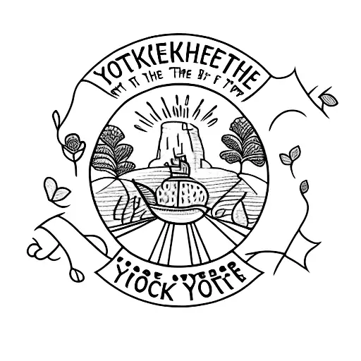 yorkshire tattoo design idea