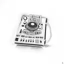 dj console zoom in hands fader tattoo design idea
