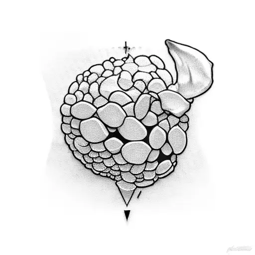 Scrambled eggs tattoo design idea