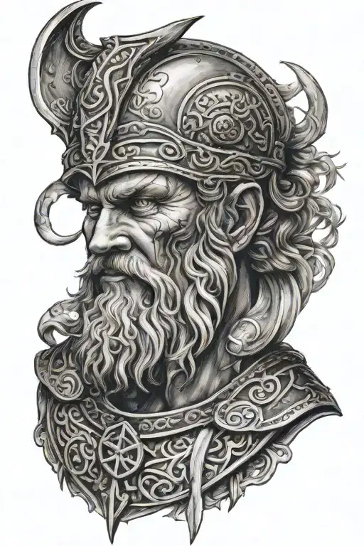 Viking art and catholic art tattoo tattoo design idea