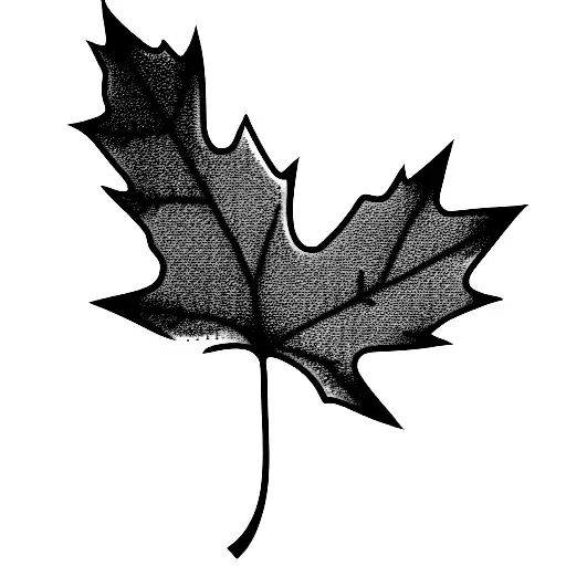 Maple Leaf tattoo design idea