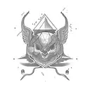 defeating anxiety tattoo design idea