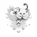 defeating anxiety tattoo design idea