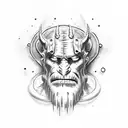 hellboy tattoo design idea