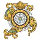 Aquarius, Libra, Cancer, Gemini, Leo, Sagittarius, Pisces, tattoo design idea