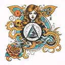 Aquarius, Libra, Cancer, Gemini, Leo, Sagittarius, Pisces, tattoo design idea