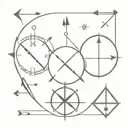 arrow and compass tattoo design idea
