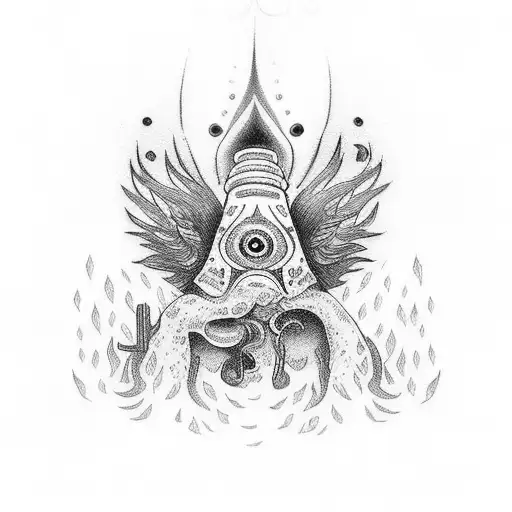 dear god please watch over me my friends and my family,let us all live a long happy and healthy life.please  tattoo design idea