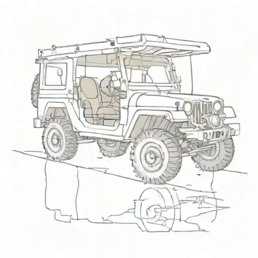 JEEPS tattoo design idea