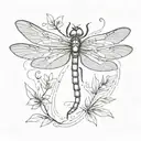 dragonfly tattoo design idea