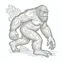 bigfoot if you were an expert tattoo design idea
