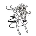 combine code geass, dragon ball, one piece, demon slayer, no game no life, naruto, that time i got reincarnates as a sli tattoo design idea