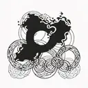 olympic games rings tattoo design idea