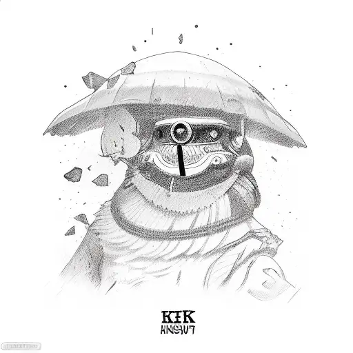 a handshake with the letters SGK through the middle tattoo design idea