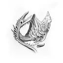 raptor claw tattoo design idea