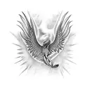 raptor claw tattoo design idea