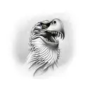 raptor claw tattoo design idea