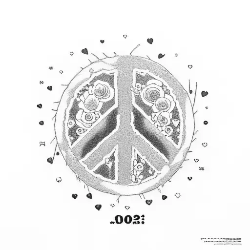 peace&love 2024.1.18 1995.2.14 i love you 3000 tattoo design idea