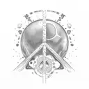 peace&love 2024.1.18 1995.2.14 i love you 3000 tattoo design idea