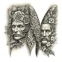 sleeve gap filler tattoo design idea