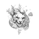 broken heart tattoo design idea