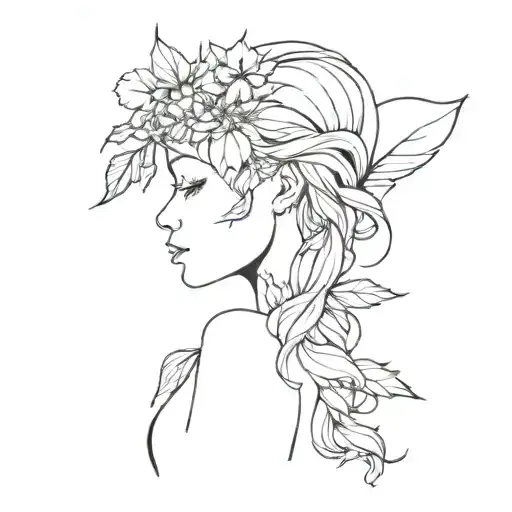 angelica tattoo design idea