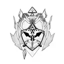 zelda link tattoo design idea